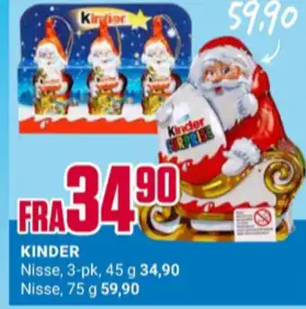 Europris Kinder sjokolade tilbud