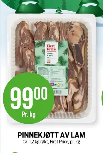 Kiwi First price pinnekjøtt tilbud