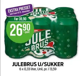 Kiwi Unil+ julebrus tilbud