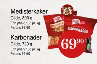 Joker Gilde medisterkaker tilbud