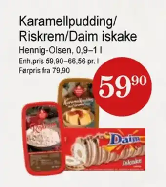 Joker Hennig-olsen riskrem tilbud