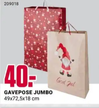 Europris Ukjent gavepose tilbud