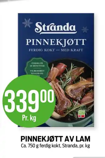 Kiwi Stranda pinnekjøtt tilbud