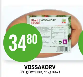 Kiwi Vossakjøt vossakorv tilbud