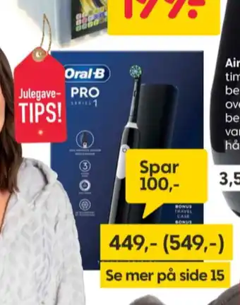 Rusta Braun oral-b eltannbørste tilbud