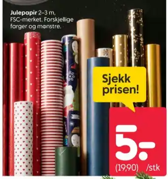 Ukjent gavepapir