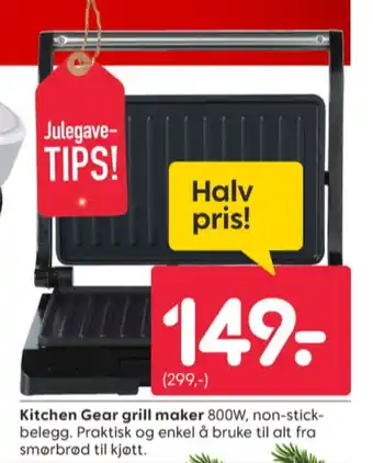 Rusta Kitchen gear bordgrill tilbud