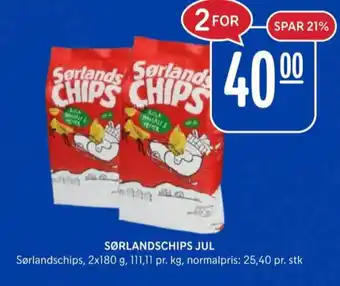 Rema 1000 Sørlandschips chips tilbud