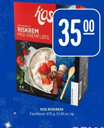 Rema 1000 Fjordland riskrem tilbud
