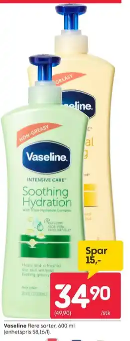 Rusta Vaseline bodylotion tilbud