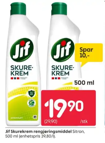 Rusta Jif skurekrem tilbud