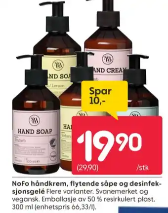 Rusta Nofo håndkrem tilbud