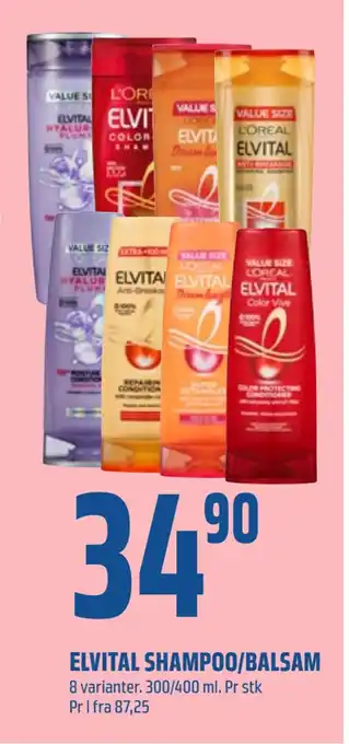 Coop Obs Elvital shampoo/balsam tilbud