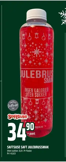 Coop Obs Saftsuse saft julebrussmak tilbud
