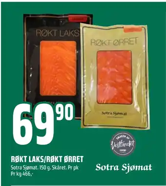 Coop Obs Røkt laks/røkt ørret tilbud