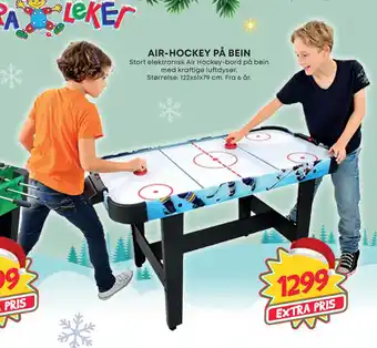 Extra Leker Air-hockey på bein tilbud