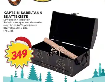 Extra Leker Kaptein sabeltann skattekiste tilbud