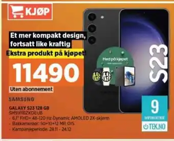 POWER SAMSUNG GALAXY S23 128 GB tilbud