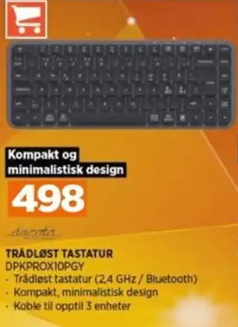 POWER TRÅDLØST TASTATUR tilbud