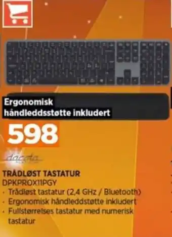 POWER TRÅDLØST TASTATUR tilbud