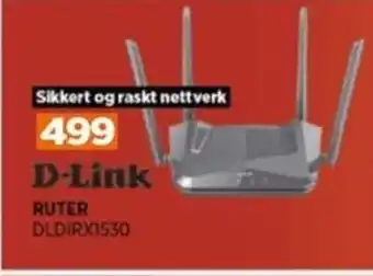 POWER RUTER DLDIRX1530 tilbud