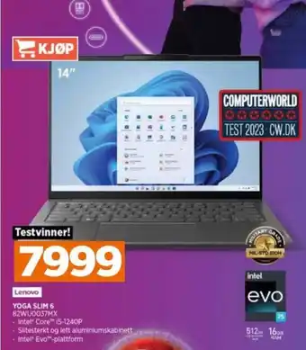 POWER YOGA SLIM 6 82WU0037MX tilbud