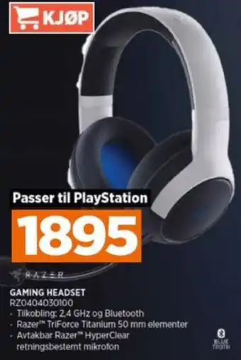 POWER GAMING HEADSET tilbud