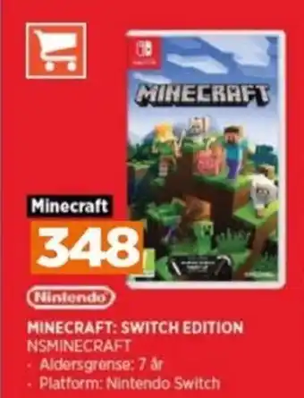 POWER MINECRAFT: SWITCH EDITION NSMINECRAFT tilbud