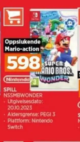 POWER SPILL NSSMBWONDER tilbud