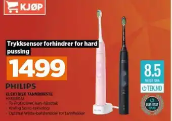 POWER ELEKTRISK TANNBØRSTE HX683035 tilbud
