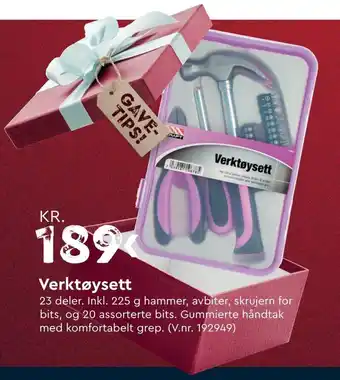 Mekk Verktøysett tilbud