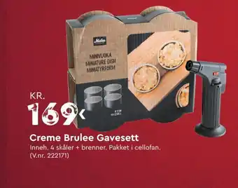 Mekk Creme Brulee Gavesett tilbud