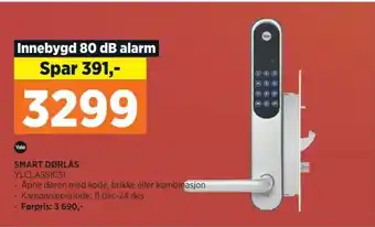 POWER SMART DØRLÅS YLCLASSICSI tilbud