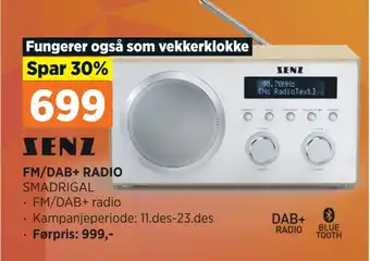 POWER Fm/dab+ radio tilbud