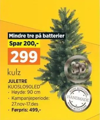 POWER JULETRE KUOSLO90LED tilbud