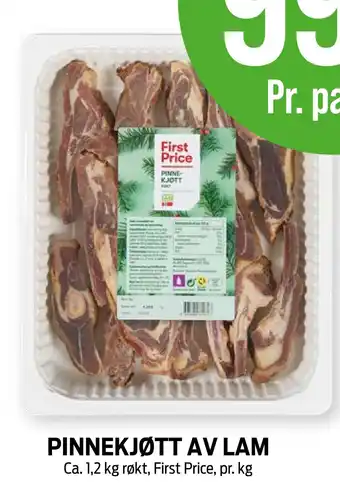 Kiwi Pinnekjøtt av lam tilbud