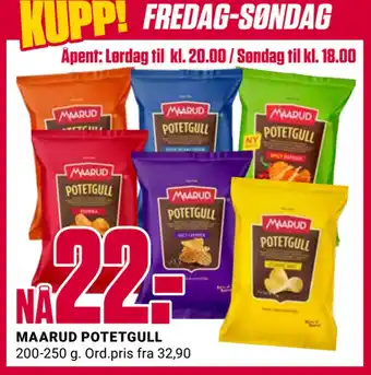 Europris Maarud potetgull tilbud