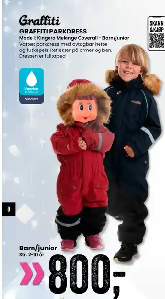 Sport Outlet Graffiti parkdress tilbud
