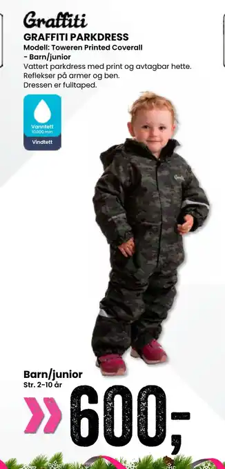 Sport Outlet Graffiti parkdress tilbud