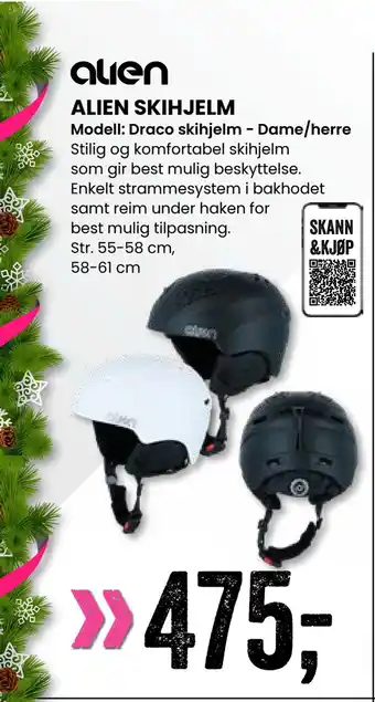 Sport Outlet Alien skihjelm tilbud