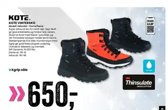 Sport Outlet Kote vintersko tilbud