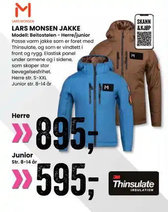 Sport Outlet Lars monsen jakke tilbud