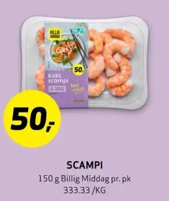 Bunnpris SCAMPI tilbud