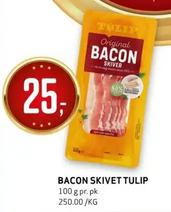 Bunnpris BACON SKIVET TULIP tilbud