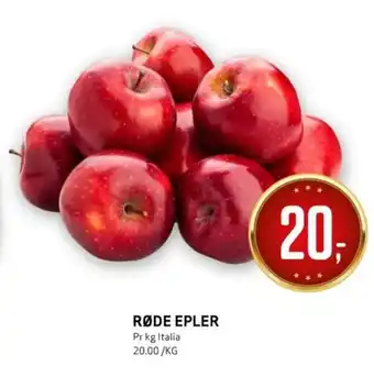 Bunnpris RØDE EPLER tilbud