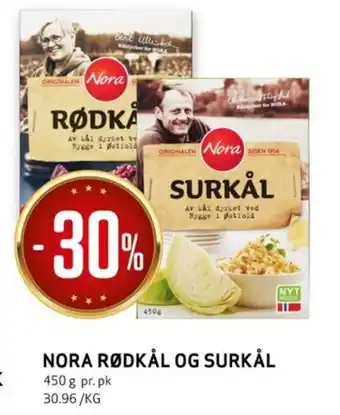 Bunnpris NORA RØDKÅL OG SURKÅL tilbud