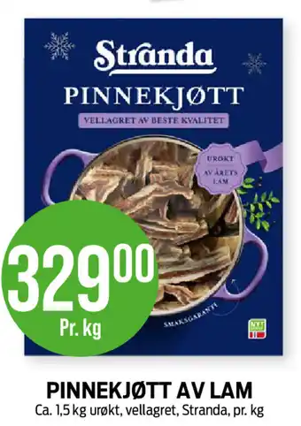 Kiwi PINNEKJØTT AV LAM tilbud