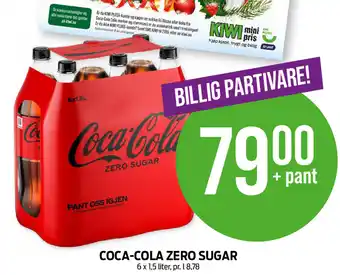 Kiwi COCA-COLA ZERO SUGAR tilbud