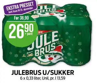 Kiwi JULEBRUS U/SUKKER tilbud