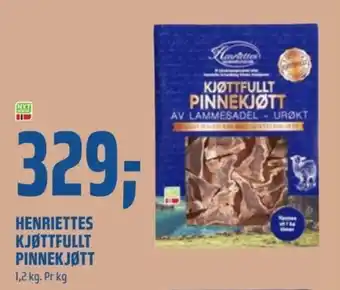 Coop Obs HENRIETTES KJØTTFULLT PINNEKJØTT tilbud